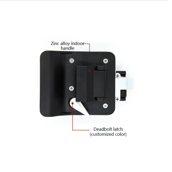 RV Travel Trailer Entry Door Lock (Mechanical Keys) - Image 3