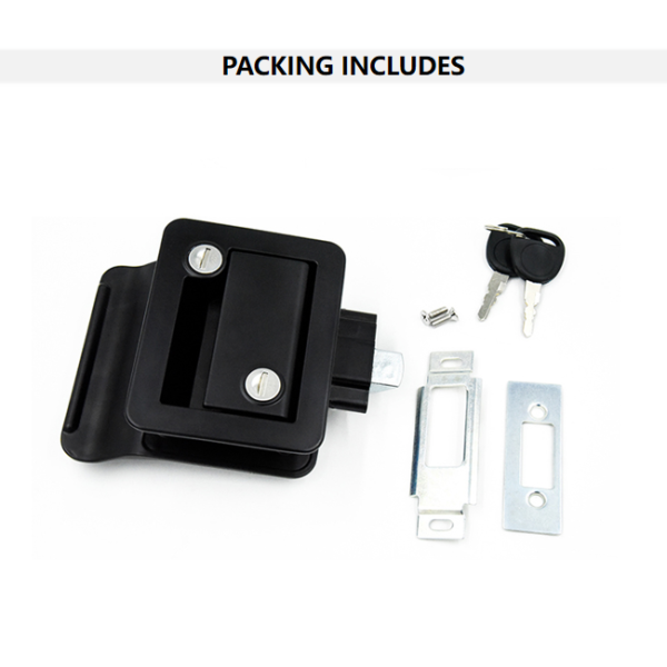 RV Travel Trailer Entry Door Lock (Mechanical Keys) - Image 4